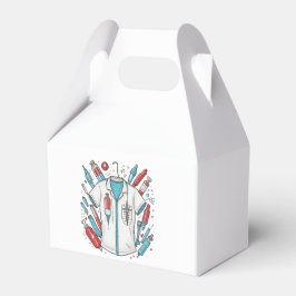 Medical Wrapping Paper - Syringe & Vial Art Geschenkschachtel