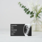 Medical Xray Radiology Theme Visitenkarte (Stehend Vorderseite)