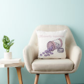 Medically Regulated Cute Pink Pill Bottle Girly Kissen (Stuhl )