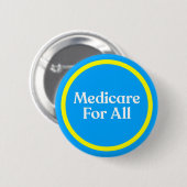 Medicare für alle button (Vorne & Hinten)