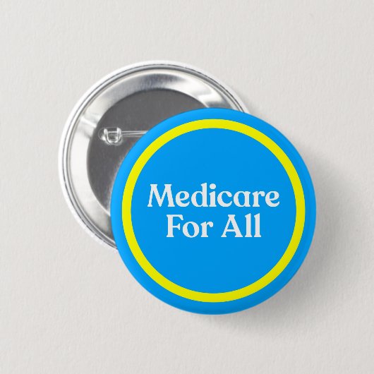 Medicare für alle button (Vorne & Hinten)