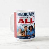 Medicare für Alle Kaffeetasse (Vorderseite Links)