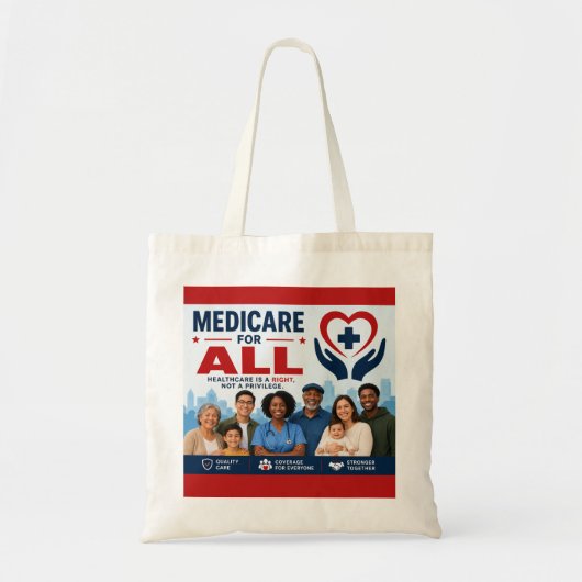 Medicare für Alle Tragetasche (Vorne)
