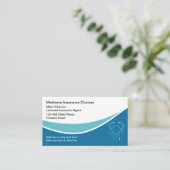 Medicare Health Insurance License Agent Visitenkarte (Stehend Vorderseite)