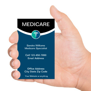 Medicare-Spezialist Gesundheitswesen Visitenkarte