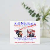 Medicare Teil 2 Postkarte (Stehend Vorderseite)