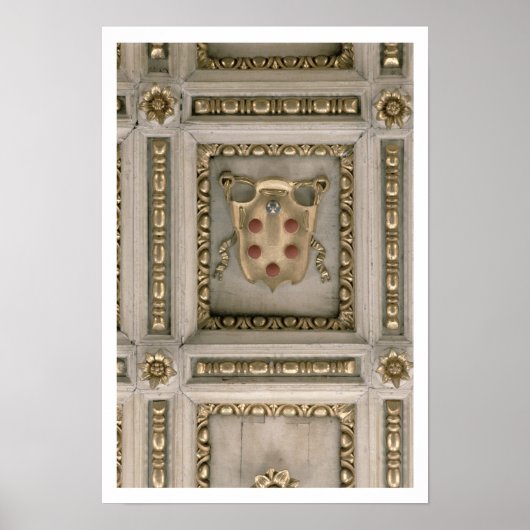 Medici Wappen, aus dem Teil der Kirche Poster (Vorne)