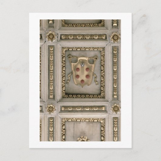 Medici Wappen, aus dem Teil der Kirche Postkarte (Vorderseite)