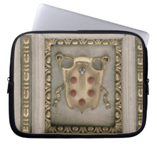 Medici Wappen, vom Laibung der Kirche Laptopschutzhülle