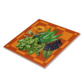 Medicinal Herbs Kitchen Accent Tile Fliese (Seite)