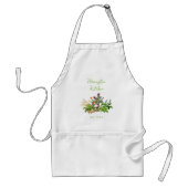 Medicinal Herbs Year Established Kitchen Apron Schürze (Vorne)