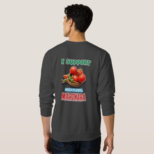 Medicinal Marinara Sweatshirt (Schwarz voll)
