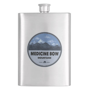 Medicine Bow Mountains Colorado Wyoming Camping Flachmann