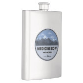 Medicine Bow Mountains Colorado Wyoming Camping Flachmann (Rechts)