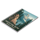 Medicine Bow National Forest Vintag Notizblock (Linke Seite)