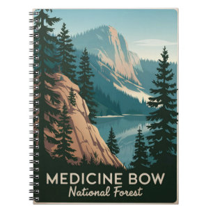 Medicine Bow National Forest Vintag Notizblock