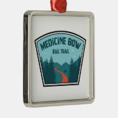 Medicine Bow Rail Trail Ornament Aus Metall (Rechts)