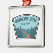Medicine Bow Rail Trail Ornament Aus Metall (Links)