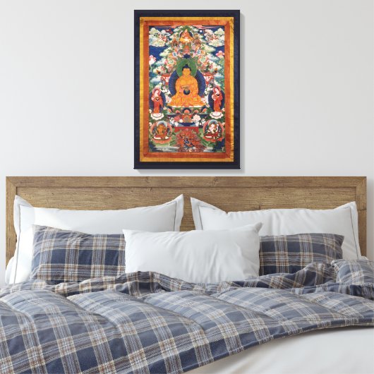 Medicine Buddha Leinwanddruck (Insitu (Schlafzimmer))