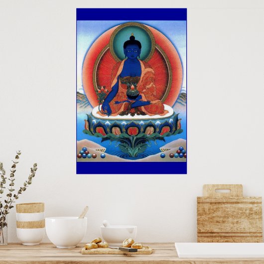 Medicine Buddha Poster (Küche)