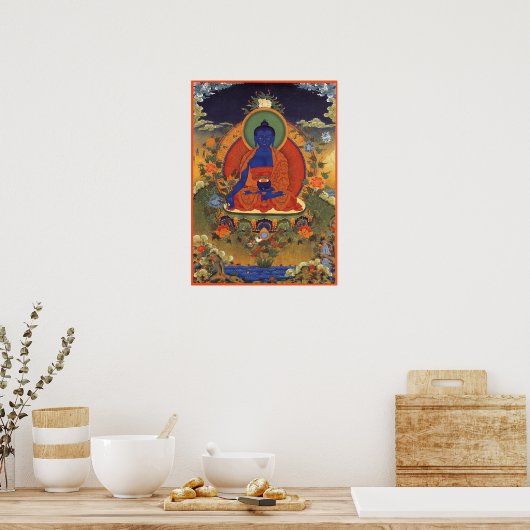 Medicine Buddha Poster (Küche)