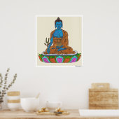 Medicine Buddha Poster (Küche)