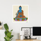 Medicine Buddha Poster (Heimbüro)