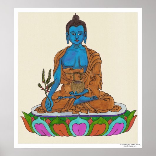 Medicine Buddha Poster (Vorne)