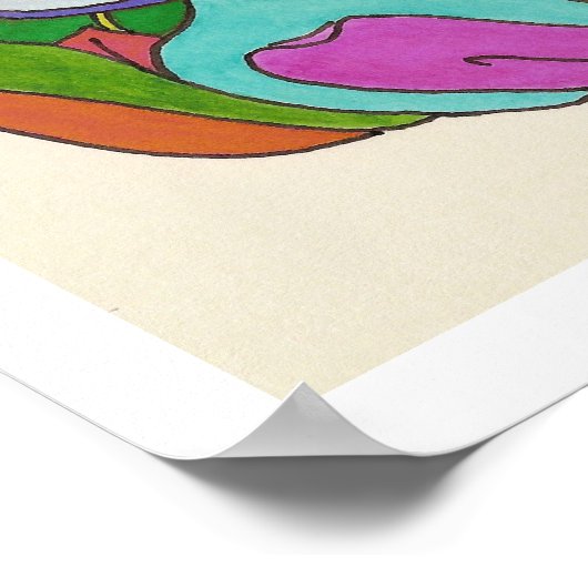 Medicine Buddha Poster (Ecke)