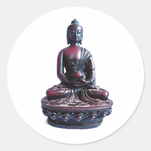 Medicine Buddha Runder Aufkleber (Vorderseite)