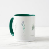 Medicine Garden Pflanze Design Tea Cup Tasse (Vorderseite Links)