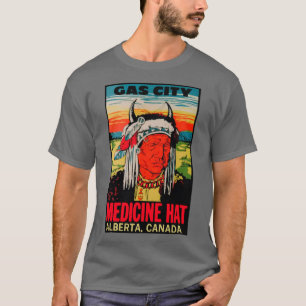 Medicine Hat Alberta Canada Vintage Travel  T-Shirt