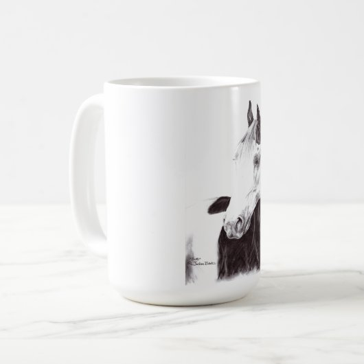 Medicine Hat Paint Horse Tasse (Vorderseite Links)