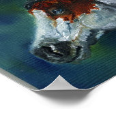 Medicine Hat Pinto Pferd Poster (Ecke)