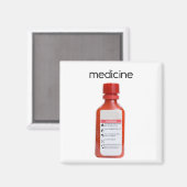 Medicine Kühlschrank Magnet (Vorderseite/Rückseite)