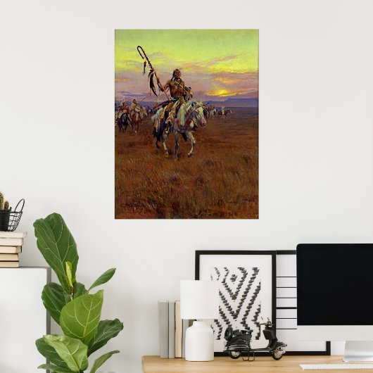 Medicine Man (1916) von Charles Marion Russell Poster (Heimbüro)