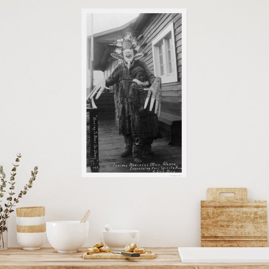 Medicine Man Eskimo 1912 Poster (Küche)