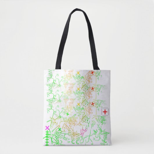 Medicine Man Jazzy Jungle Print Tasche Shopping Ba (Vorderseite)