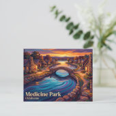 Medicine Park USA Postkarte (Stehend Vorderseite)