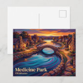 Medicine Park USA Postkarte (Vorne/Hinten)