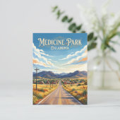 Medicine Park USA Postkarte (Stehend Vorderseite)