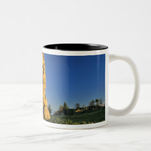 Medicine Rocks State Park bei Ekalaka Montana Zweifarbige Tasse