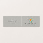 Medicine Stethoscope | Gesundheit | Arzt Visitenkarten (Außenseite Aufgefaltet)