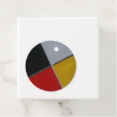 Medicine Wheel Fevor Tags Geschenkanhänger (Beispiel)