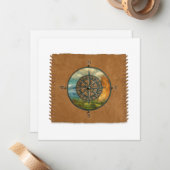 Medicine Wheel - Personalized Notecard Mitteilungskarte (Vorderseite/Rückseite Beispiel)