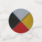 Medicine Wheel Table Confetti Konfetti (Klein Vorderseite)