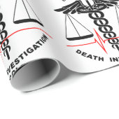 Medicolegal Death Investigation Geschenkpapier (Rolleneckpunkt)