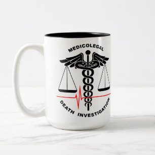 Medicolegal Death Investigation Zweifarbige Tasse