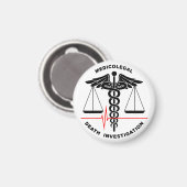 Medicolegal Death Magnet (Vorderseite/Rückseite)