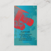 Medien berufliches Filmaker Visitenkarte (Rückseite)